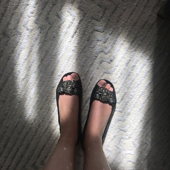 Miu Miu Ballerina Flats with Rhinestones - Picture 7 of 7